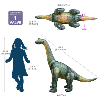 DI-BRAC8 48" Brachiosaurus - Measurement