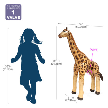 AN-GIRA3 36" Giraffe - Measurement