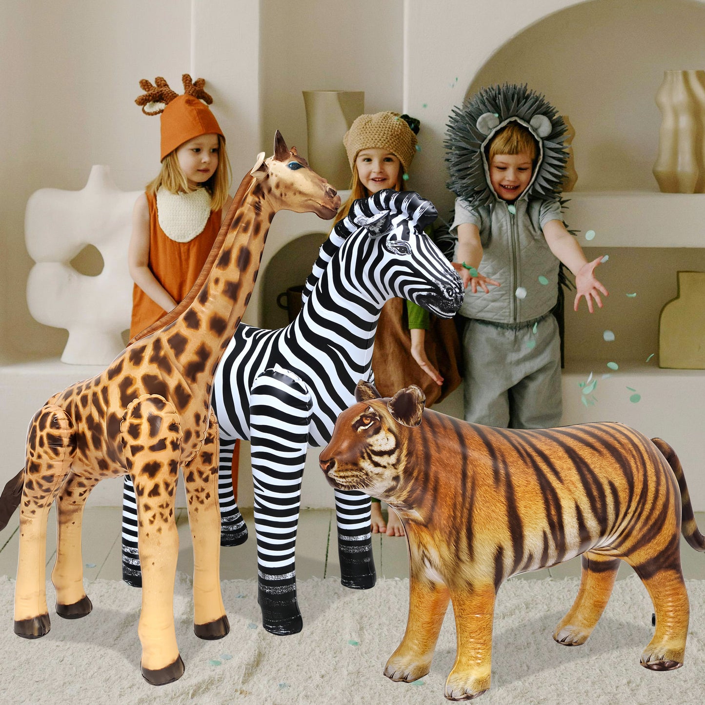 JC-GZT - Giraffe, Zebra, Tiger - decor