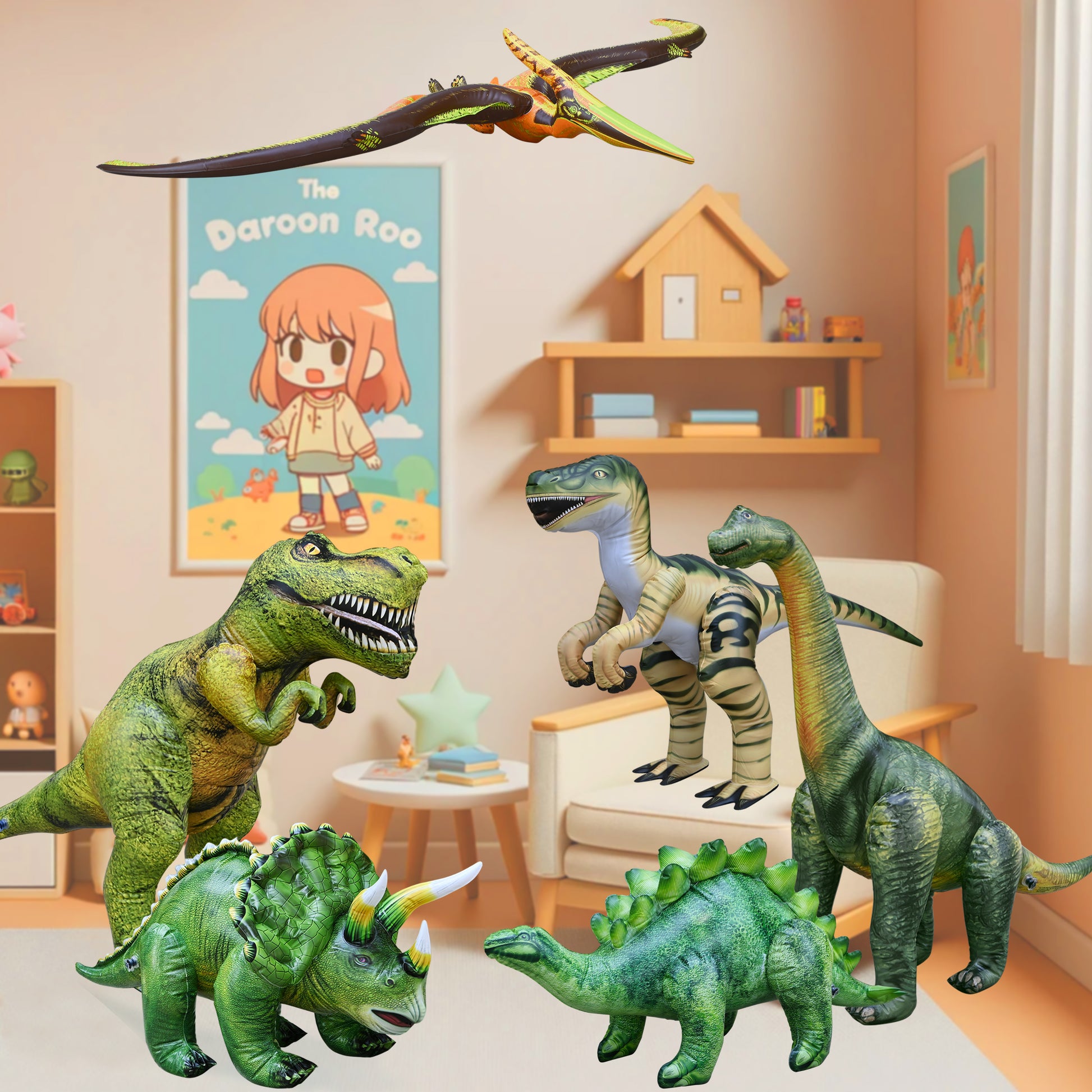 JC-DINO6 -  6-pack Dino Collection - Decor