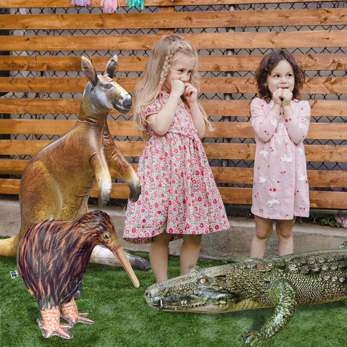 JC-KKG - Kangaroo, Kiwi bird, Alligator - Decor