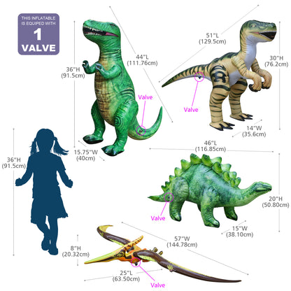 JC-TSRP Dinosaurs Bundle - Measurement