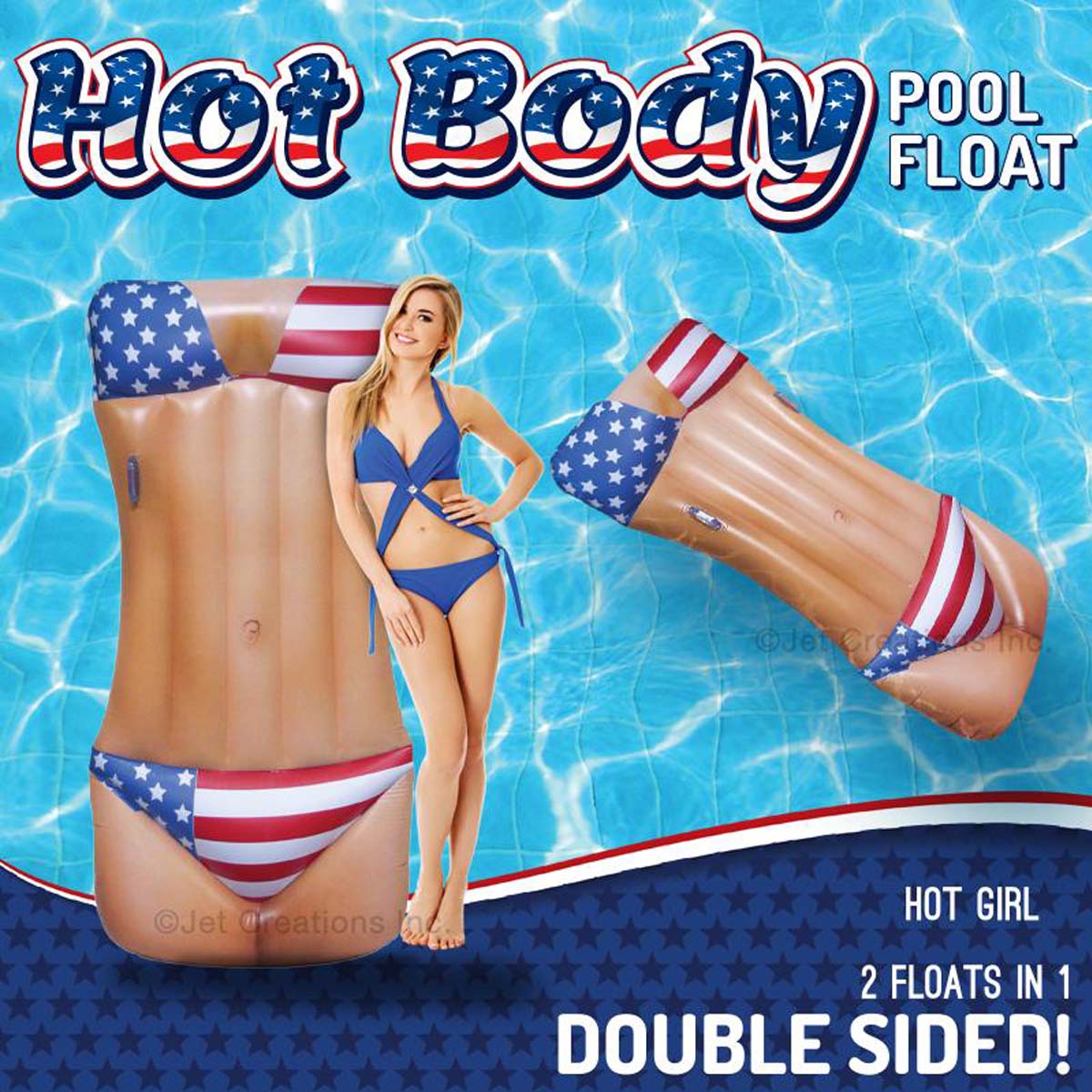 Man/Woman Hot Body USA Float - 72 inch [FUN-HOT02]