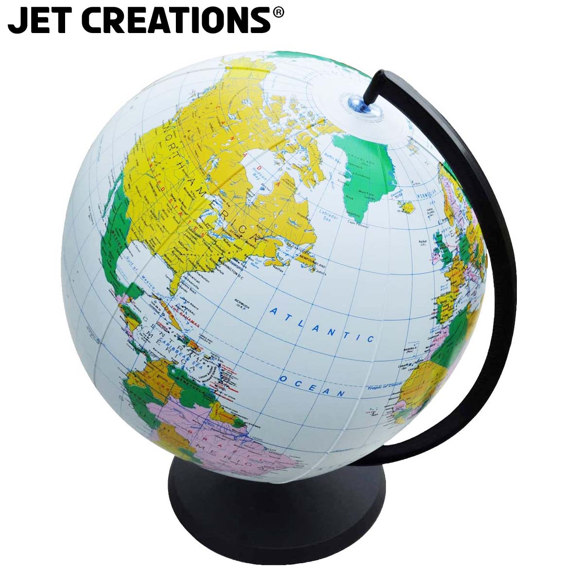Inflatable Globes and Moon 3 Pack Feature Views of Planet Earth and Lunar  Ground and Craters. Size Range 12 and 16 inch. [JC-X0003]